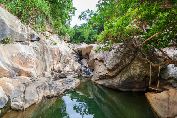 istock Vietnam, Pond On Ba Ho Waterfalls 1257252486