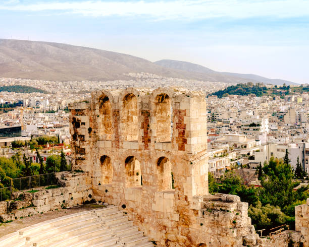 Acropolis of Athens, architectural monument, tourist attraction tourism