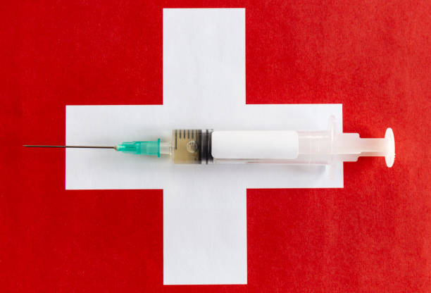Swiss Flag with Syringe