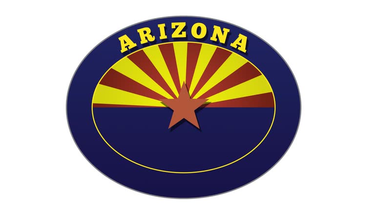 Arizona Travel Sticker Sequence