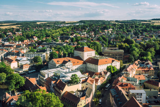 istock Aerial view of Weimar, Germany 1257268619
