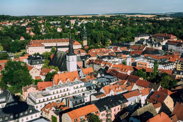 istock Aerial view of Weimar, Germany 1257268664