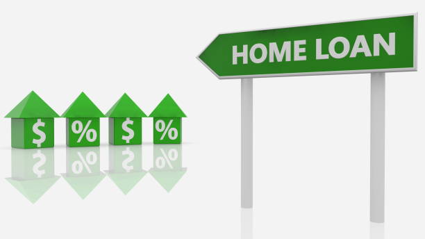 istock Signpost with home loan concept 1257269241
