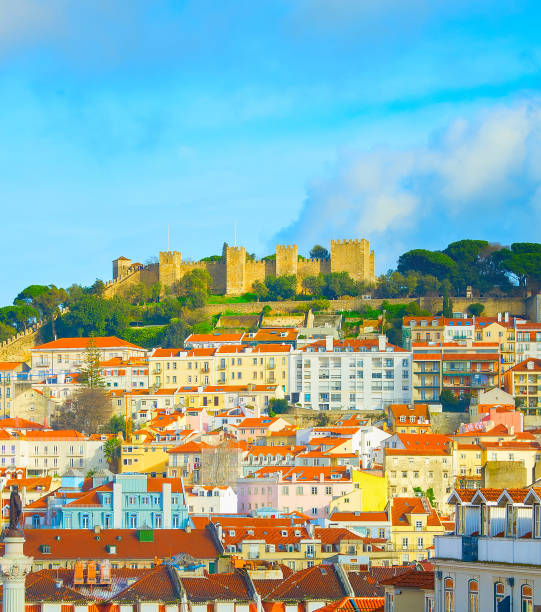 istock Skyline Lisbon Old Town Castle 1257269472