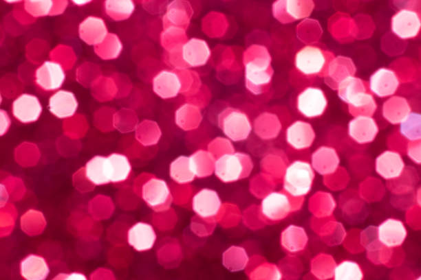 istock Red glitter festive background with bokeh lights. Celebration concept for Holidays and anniversary 1257269650