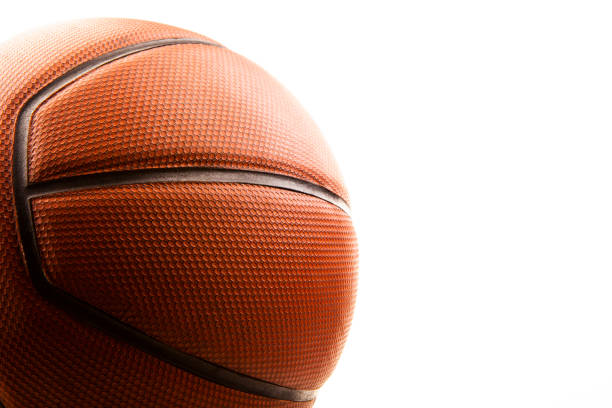 istock image of basketball white background 1257273080