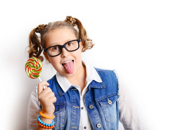 istock schoolgirl on white background 1257273558