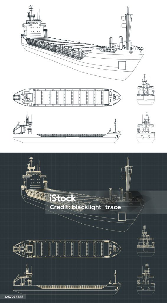 Bản Vẽ Tàu Chở Hàng Khô Hình minh họa Sẵn có - Tải xuống Hình ảnh Ngay bây  giờ - Tàu - Tàu biển, Bản thiết kế - Sơ đồ, Tranh -
