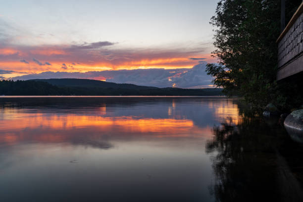 istock Sunset on the Lake 1257278203