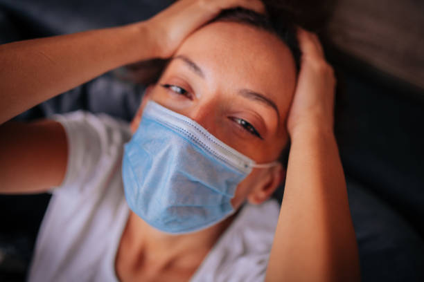 istock Female patient suffering from a viral infection 1257278436