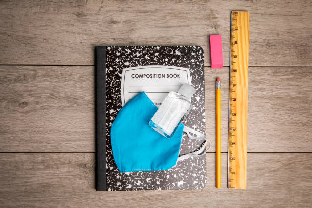 istock Back To School Hand Sanitizer and Face Mask 1257280729