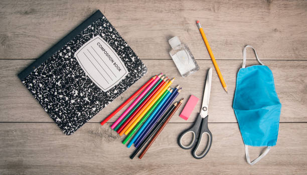 istock Back To School Supplies Pandemic Style 1257281486