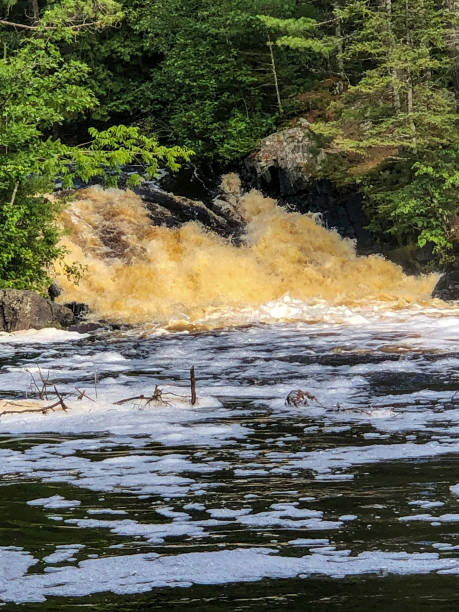 istock Scenic view of Twelve Foot Falls waterfall 1257284297