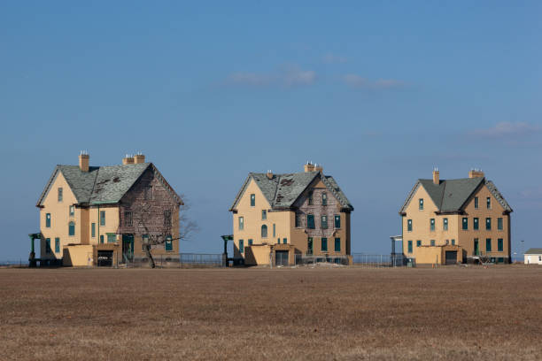 istock Officer's Row at Fort Hancock on Sandy Hook 1257285461
