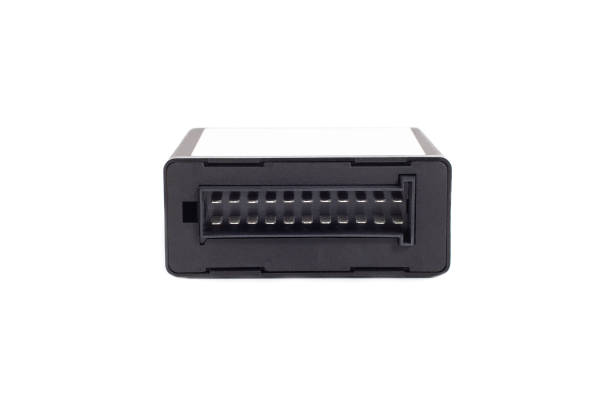 istock electric control unit for central lock of a car on a white background, isolate, modern 1257290445