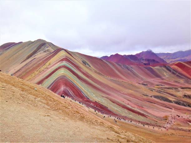 istock Amazing colourful Vinicunca or Rainbow Mountain in Peru 1257291397