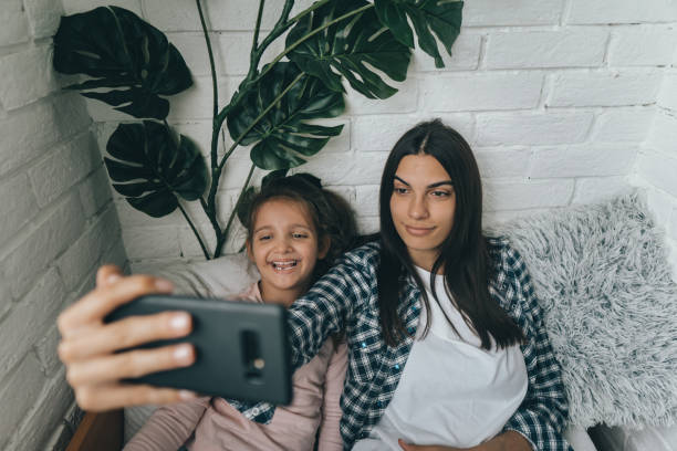 istock Fun with my sister, family time 1257292156