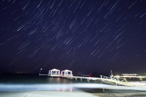 istock Perseid Meteor shower and stars 1257292179