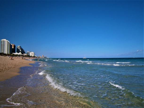 istock Panoramic views of Miami beach, Florida 1257294833