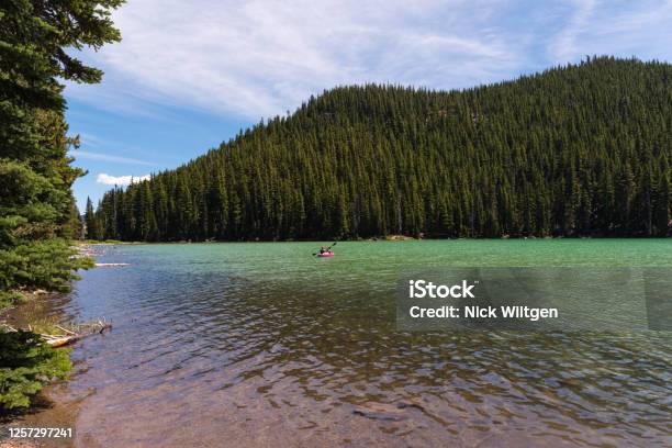 Pristine Summer Waters Of Devils Lake Oregon Stock Photo - Download Image Now - Devil's Lake, Oregon - US State, Beauty In Nature