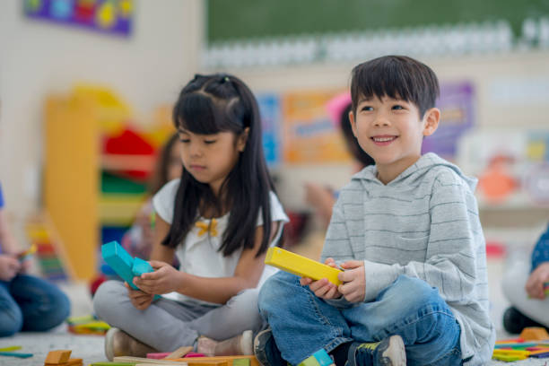 istock Preschool students in the classroom 1257303622