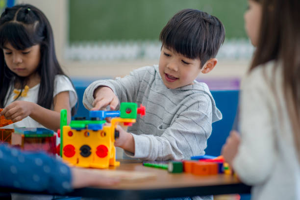 istock Preschool students in the classroom 1257303625
