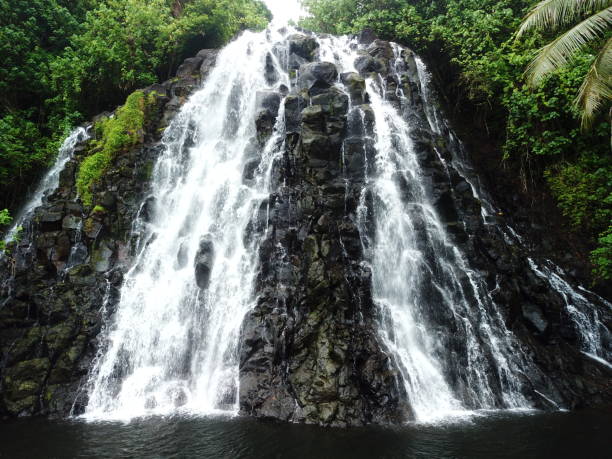 istock Kepirohi waterfall in Pohnpei, Micronesia 1257323587