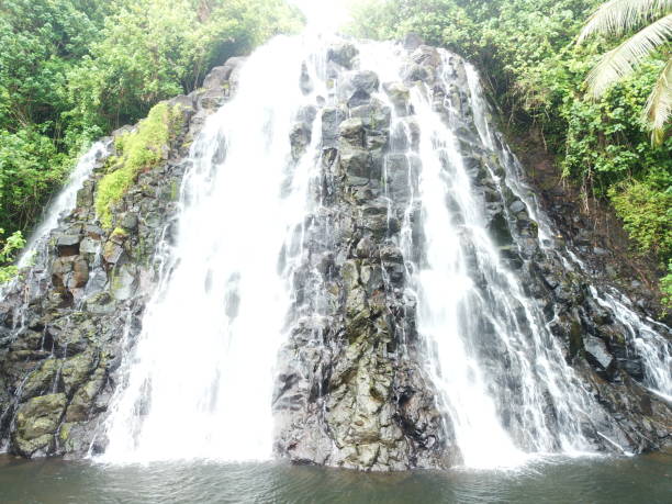 istock Kepirohi waterfall in Pohnpei, Micronesia 1257323618