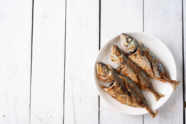 istock Deep fried mackerel with fish sauce, Traditional Thai food. 1257327530