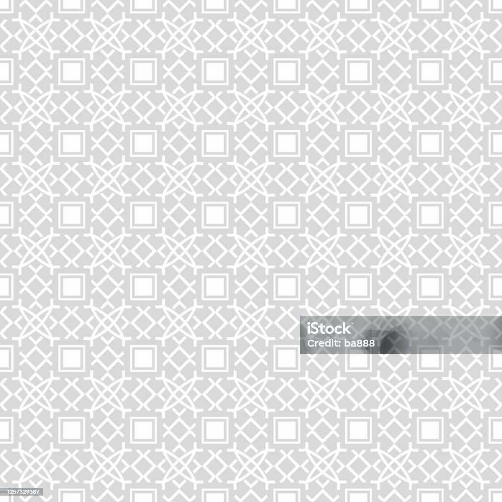 Geometric Wallpaper Texture Light Grey Background Pattern Seamless Pattern  For Fabric Tiles Interior Design Or Wallpaper Background Vector Image Stock  Illustration - Download Image Now - iStock