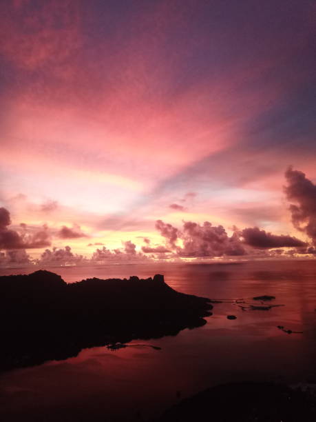 istock Kolonia town aerial view in Pohnpei, Micronesia 1257329719