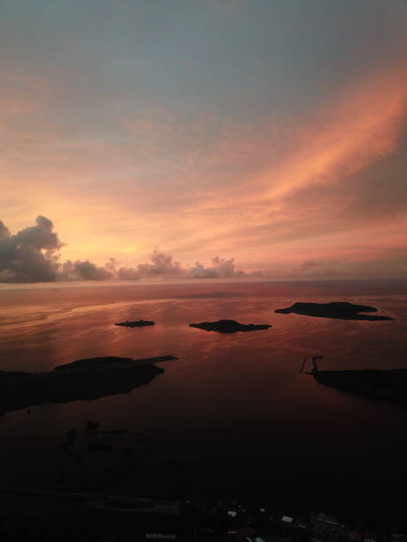 istock Kolonia town aerial view in Pohnpei, Micronesia 1257330283
