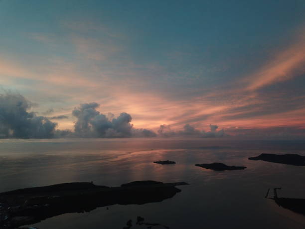 istock Kolonia town aerial view in Pohnpei, Micronesia 1257330815