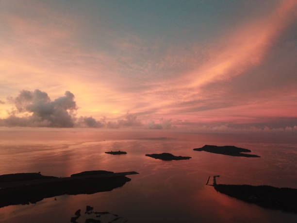 istock Kolonia town aerial view in Pohnpei, Micronesia 1257330831
