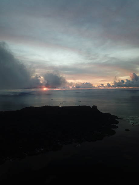 istock Kolonia town aerial view in Pohnpei, Micronesia 1257330904
