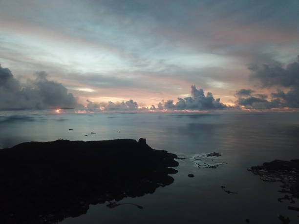 istock Kolonia town aerial view in Pohnpei, Micronesia 1257330913