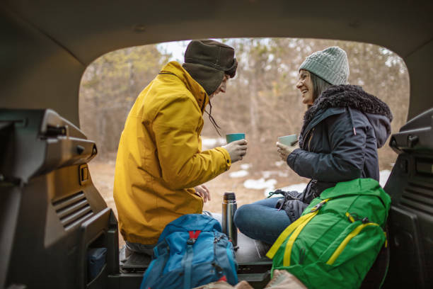 istock Hot drinks after day in nature 1257336081