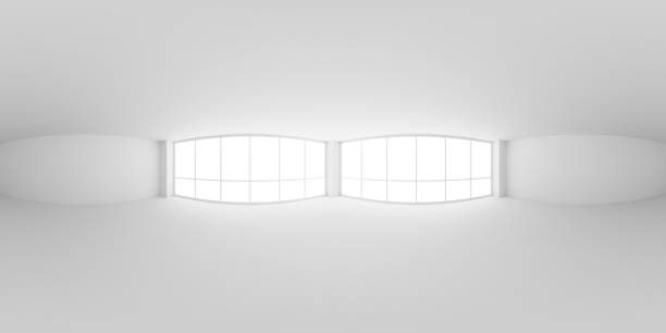 istock HDRI map of empty white business office room with light from large windows 1257339138