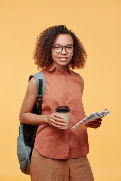 istock Student girl with coffee cup 1257354479