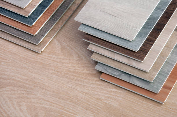 istock Sample of wood laminate, 1257355647
