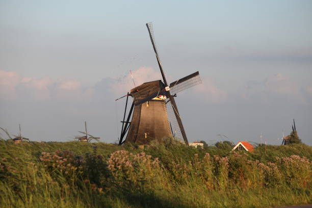 Traditional Dutch windmill Netherlands Holland