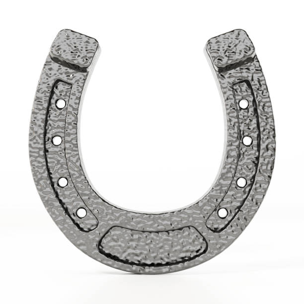 istock Lucky horseshoe isolated on white 1257360765