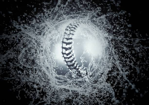 Bubbles are in the water.