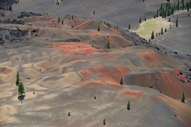 istock Painted Dunes in Lassen National Forest from Cinder cone 1257367723