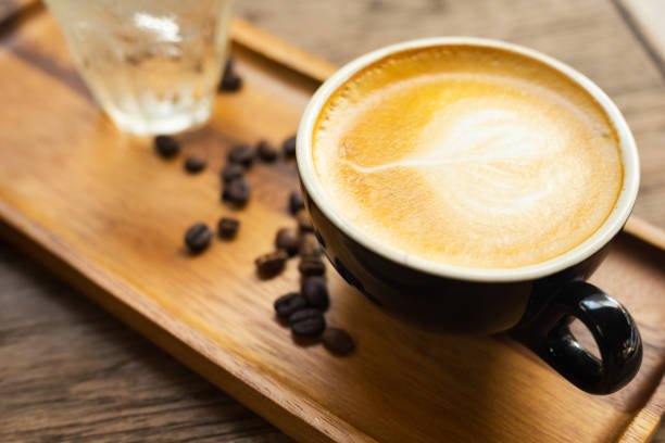 istock Close-up of cappuccino 1257372790