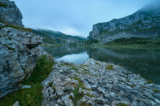 Lakes of Covadonga in the picos de europa