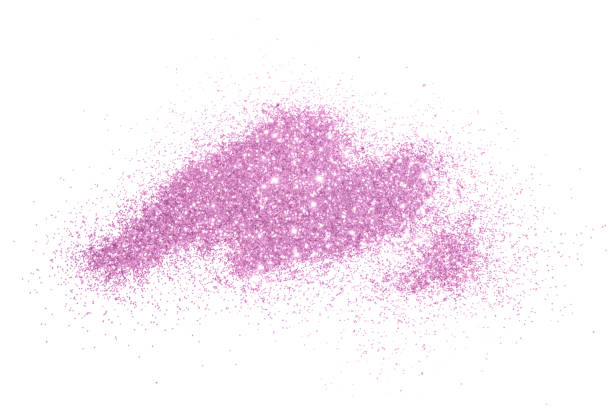 istock Textured background with purple glitter sparkle on white 1257374324