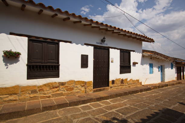 istock Architecture in Barichara in Colombia 1257376838