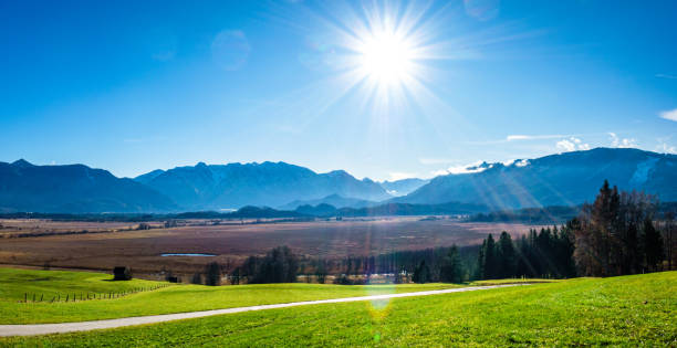 istock landscape at the Murnauer Moos - bavaria 1257376877