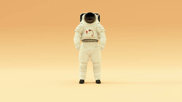 istock Spacesuit Spacewalk Exploration Mobility Unit Next Generation Spacesuit With Warm Cream Background with Warm Diffused Lighting 1257378535